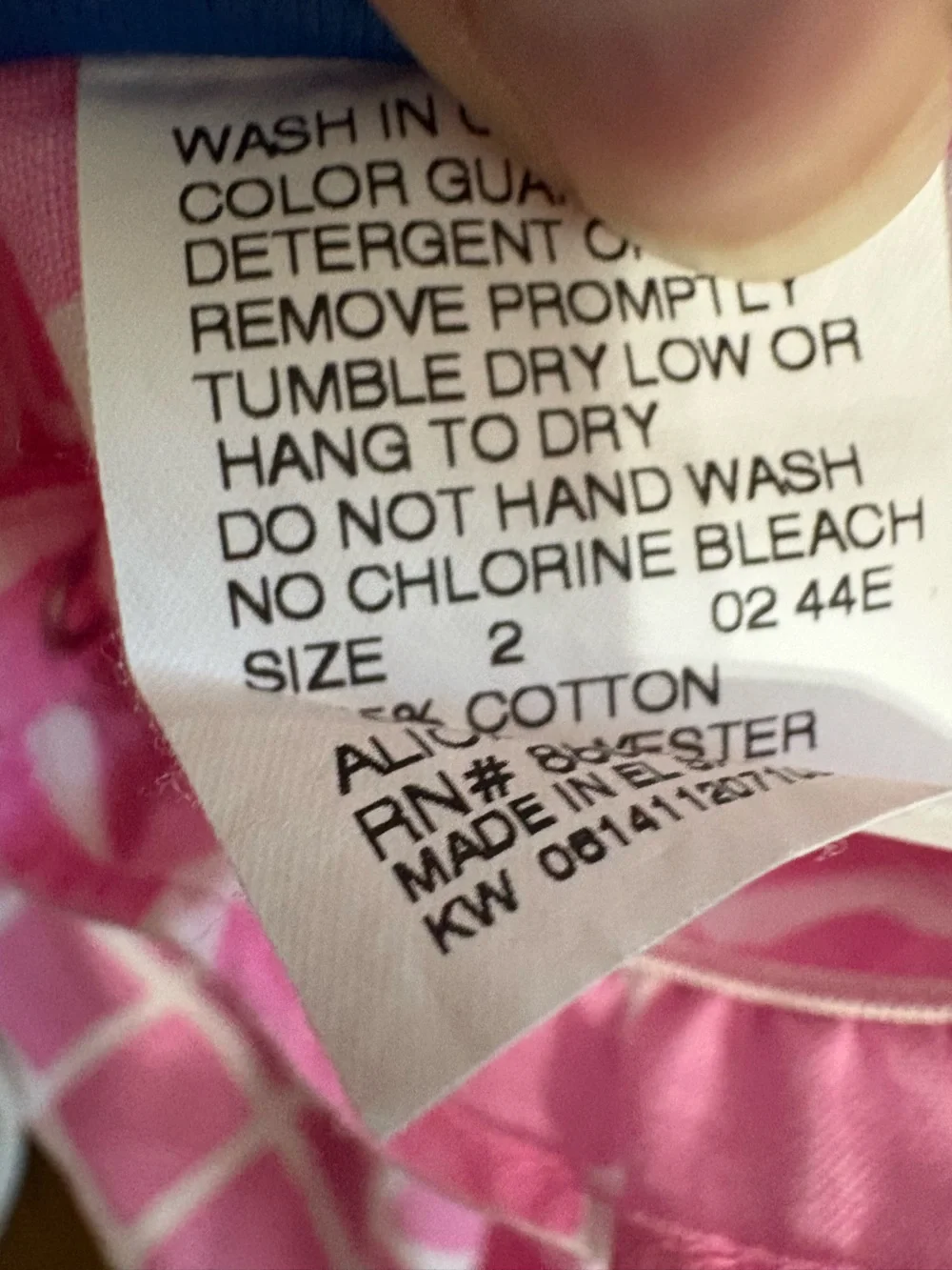 Kelly’s Kids Girls Pink Windowpane Check Ruffle Romper Size 2